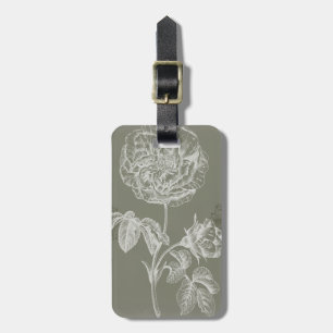 Étiquette À Bagage Soulagement floral I