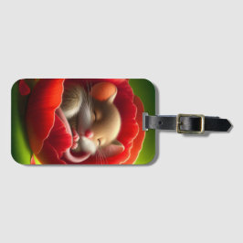 Étiquette À Bagage Souris couchée