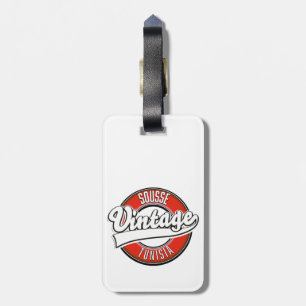 Étiquette À Bagage Sousse tunisie logo style vintage