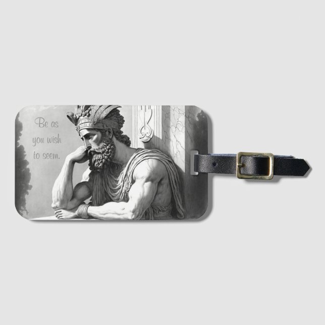 Étiquette À Bagage Soyez comme vous voulez paraître (Devant Horizontal)