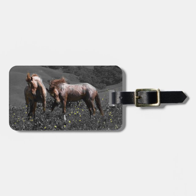 Étiquette À Bagage Spar Stallion (Devant horizontal)