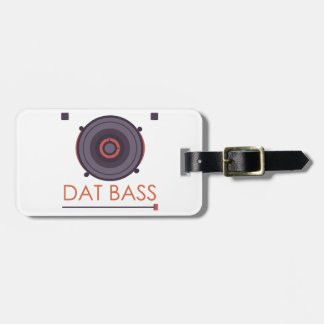 Étiquette À Bagage spekers-motif-musique-bruit-basse-grille-basse