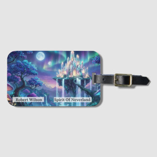 Étiquette À Bagage Spirit Of Neverland Never Grow Up Personalized