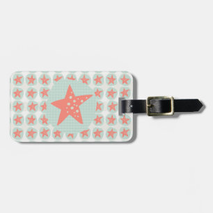 Étiquette À Bagage Starfish Whimsical Mer Océan Nautique