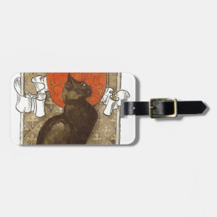 Étiquette À Bagage Steinlein's Cat - Art Nouveau