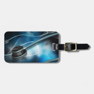 Étiquette À Bagage Stéthoscope Médicale d'infirmière