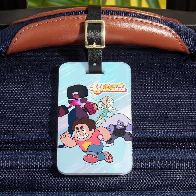 Étiquette À Bagage Steven Universe | Crystal Gem Group Action (Insitu Rectoal 2)
