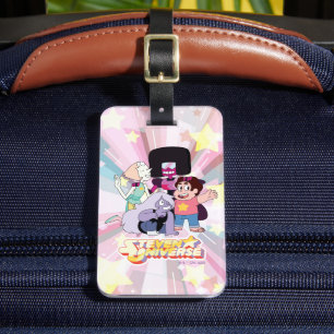 Étiquette À Bagage Steven Universe   Crystal Gem Group Huddle