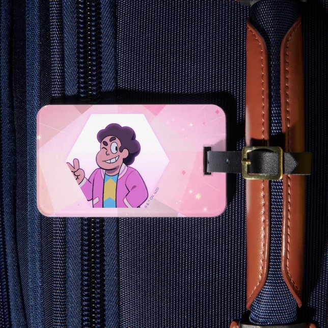 Étiquette À Bagage Steven Universe | Portrait de Diamant Rose (Insitu Rectoal 4)