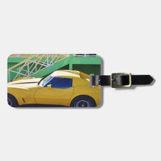 Étiquette À Bagage Stingray. classique de Corvette (Devant horizontal)