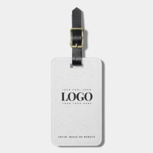 Étiquette À Bagage Style Kraft Ajouter votre logo d'entreprise Person