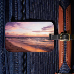 Étiquette À Bagage Sunrise Mexicaine Vibrante