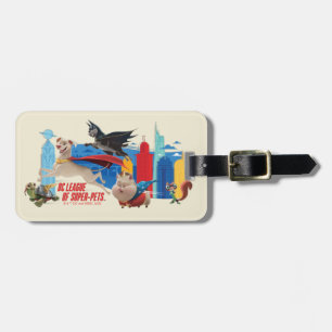 Étiquette À Bagage Super-Animaux de patrouille Metropolis