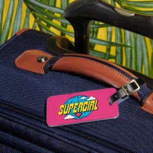 Étiquette À Bagage Supergirl Graphique Pop Global