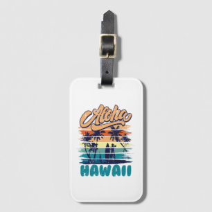 Étiquette À Bagage Surf - Aloha Hawaii