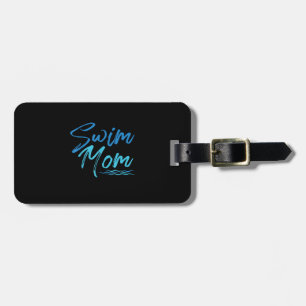 Étiquette À Bagage Swim Maman Nager Drôle Mignonne Cadeau
