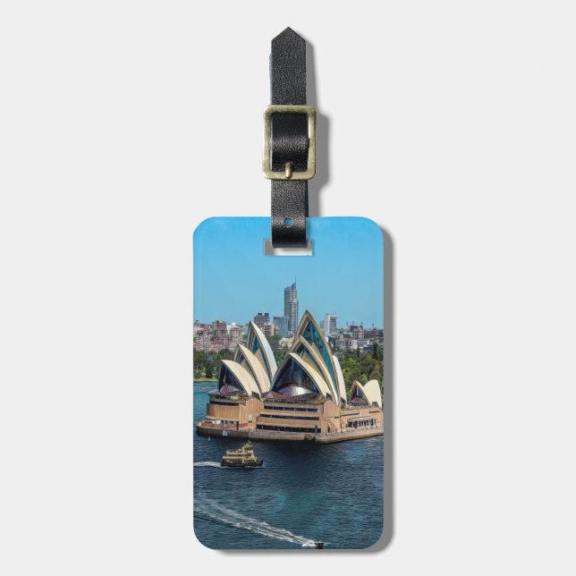 Étiquette À Bagage Sydney - OPÉRA HOUSE - panorama (Devant Vertical)