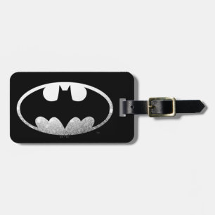 Étiquette À Bagage Symbole Batman   Logo Grainy
