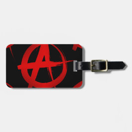 Étiquette À Bagage Symbole d'anarchie