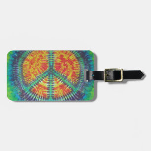 Étiquette À Bagage SYMBOLE DE LA PAIX Tie Dye PhatDyes