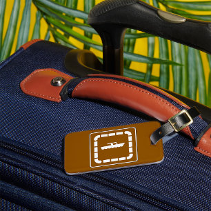 Étiquette À Bagage Symbole de la zone de lancement de bateau