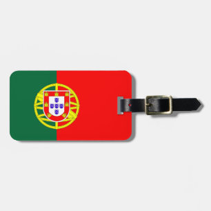 Étiquette À Bagage symbole du drapeau du pays du portugal
