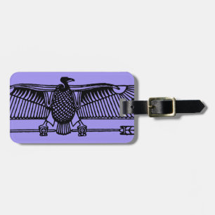 Étiquette À Bagage Symbole égyptien : Vautour