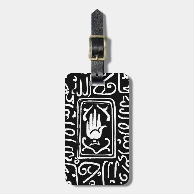 Étiquette À Bagage Symbole islamique (Devant Vertical)