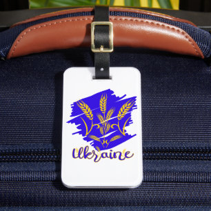 Étiquette À Bagage Symbole national ukrainien tryzub fait d'oreille d