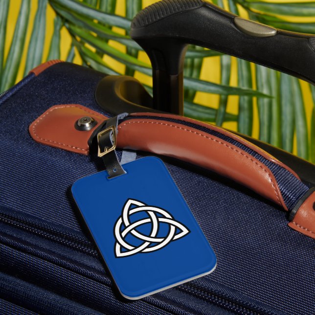 Étiquette À Bagage Symbole triquetra de noeud de trinité celtique (Insitu Rectoal 1)