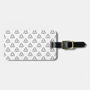Étiquette À Bagage Symbole Triquetra Vesica