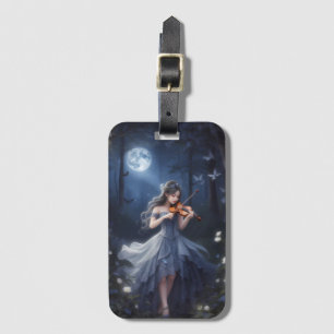 Étiquette À Bagage Symphonie au clair de lune - Violon Dreamy Jouer u