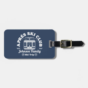 Étiquette À Bagage T-Shirt Personnalisé Après-Ski Famille Amis Voyage