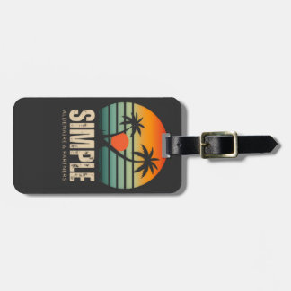 Étiquette À Bagage T-shirt Simple Sunset - Tropical vibes design