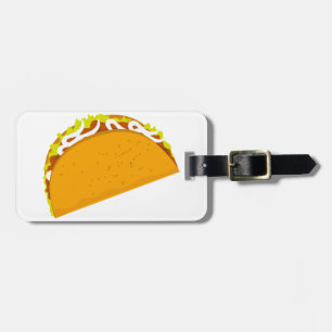 Étiquette À Bagage Taco délicieux