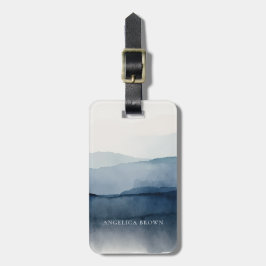 Étiquette À Bagage Tag avec bracelet en cuir