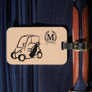 Étiquette À Bagage Tag, Cadeau de golf personnalisé Monogrammé