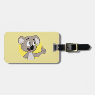 Étiquette À Bagage Tag de bagage de dessin animé de Koala bear