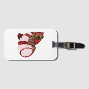 Étiquette À Bagage Tag de bagage de hibou avec fente Carte de visite
