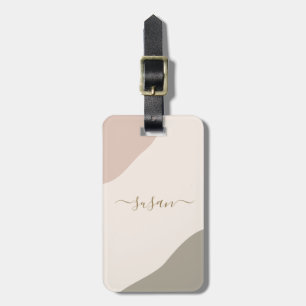 Étiquette À Bagage Tag de bagage minimaliste moderne