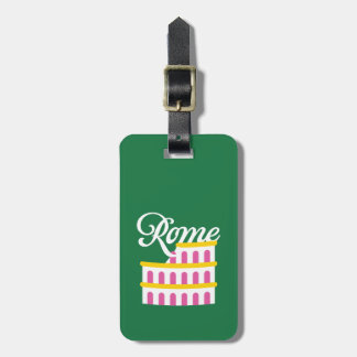 Étiquette À Bagage Tag de bagage Rome