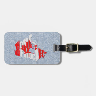 Étiquette À Bagage Tag de bagage sur mesure du Canada