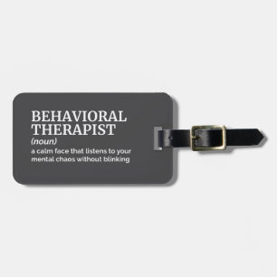 Étiquette À Bagage Tag de définition de psychologie comportementale