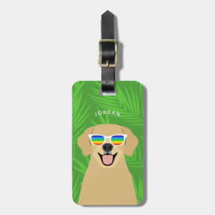 Étiquette À Bagage Tags Golden Retriever Luggers