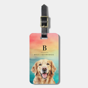 Étiquette À Bagage Tags Golden Retriever Luggers