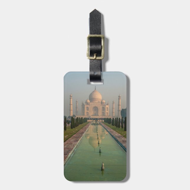 Étiquette À Bagage Taj Mahal, Agra, Uttar Pradesh, Inde (Devant Vertical)