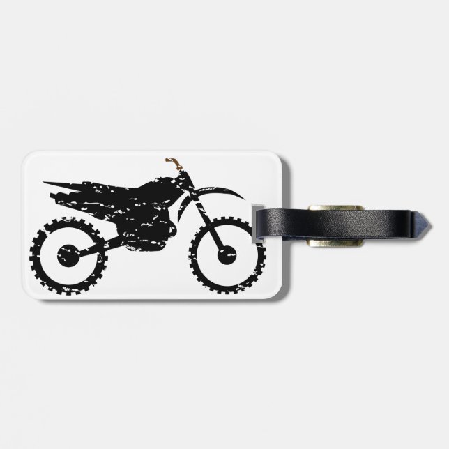 Étiquette À Bagage TALENT d'AMANT de saleté (Dos horizontal)