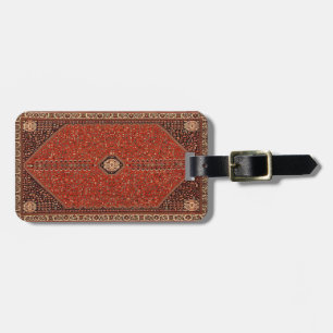 Étiquette À Bagage Tapis Kilim Oriental Turc Persan Ancien