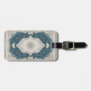 Étiquette À Bagage Tapis persan turc antique