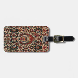 Étiquette À Bagage Tapis persan turc oriental antique